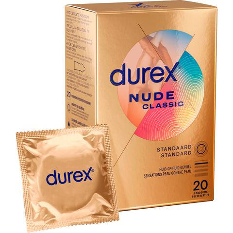 Durex Nude Classic Condooms 20 stuks
