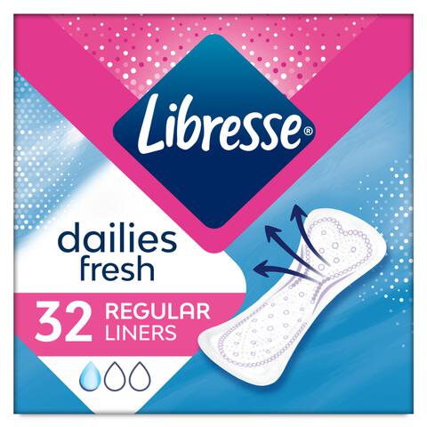 Libresse Dailies Inlegkruisjes Normal 32 stuks