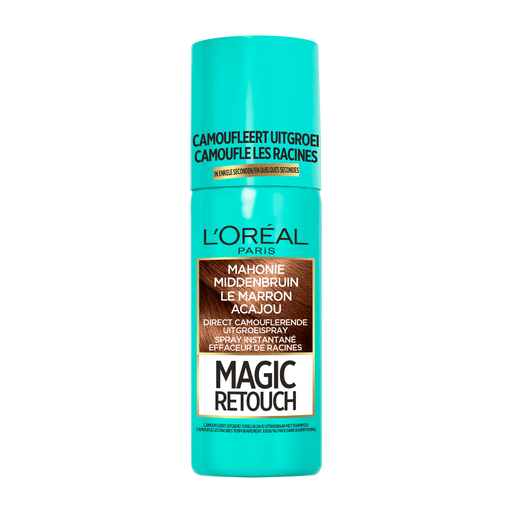L'Oréal Paris Magic Retouch Camouflerende Uitgroeispray 6 Middenbruin 75 ML