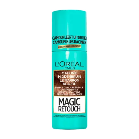 L'Oréal Paris Magic Retouch Camouflerende Uitgroeispray 6 Middenbruin 75 ML