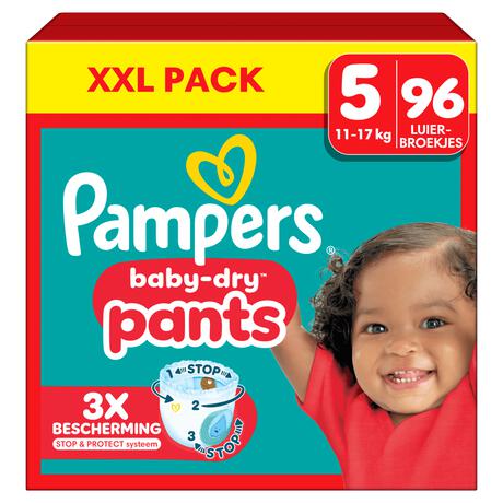 Pampers Baby Dry Pants XXL Pack Luierbroekjes Maat 5 11-17 KG 96 Stuks