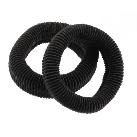 Etos Elastieken Roll Up Medium Zwart 2St