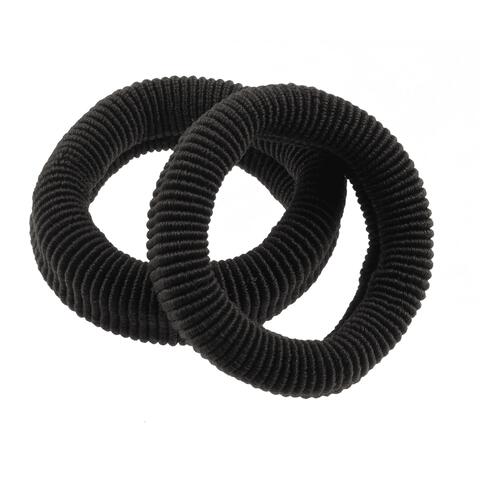 Etos Elastieken Roll Up Medium Zwart 2St