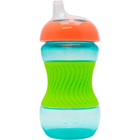 Nuby Mini Easy Grip Drinkbeker Siliconen Huls Groen 180 ML