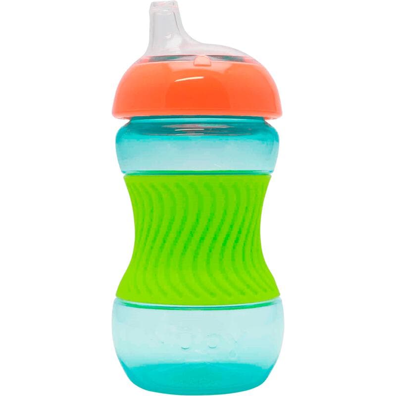 Nuby Mini Easy Grip Drinkbeker Siliconen Huls 4+ Maanden Groen 180 ML