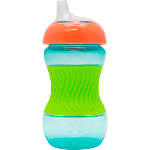 Nuby Mini Easy Grip Drinkbeker Siliconen Huls 4+ Maanden Groen 180 ML