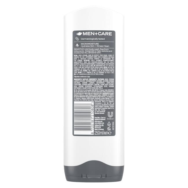 Dove Men+Care Sensitive 3-in-1 Douchegel 250 ML