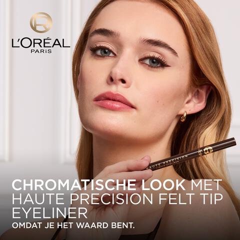 L'Oréal Paris Haute Precision Eyeliner 02 Brun Leather Bruin