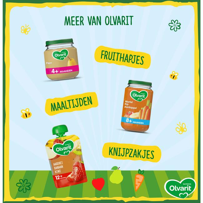 Olvarit Acht Granen Babypap 12 maanden