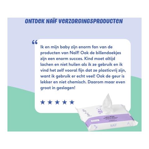 Naïf Plasticvrije Lotion Billendoekjes 24x54 stuks