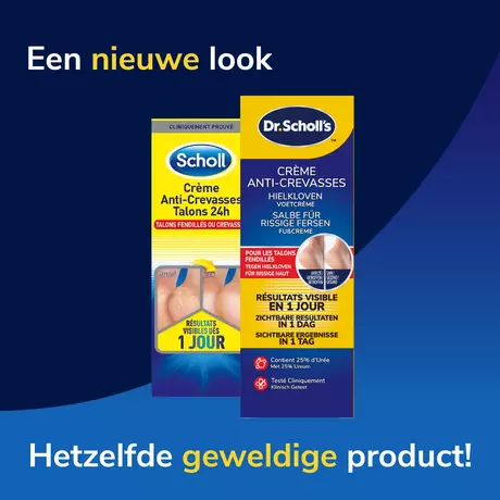Dr.Scholl's tegen Hielkloven Voetcrème met 25% Ureum 60 ML