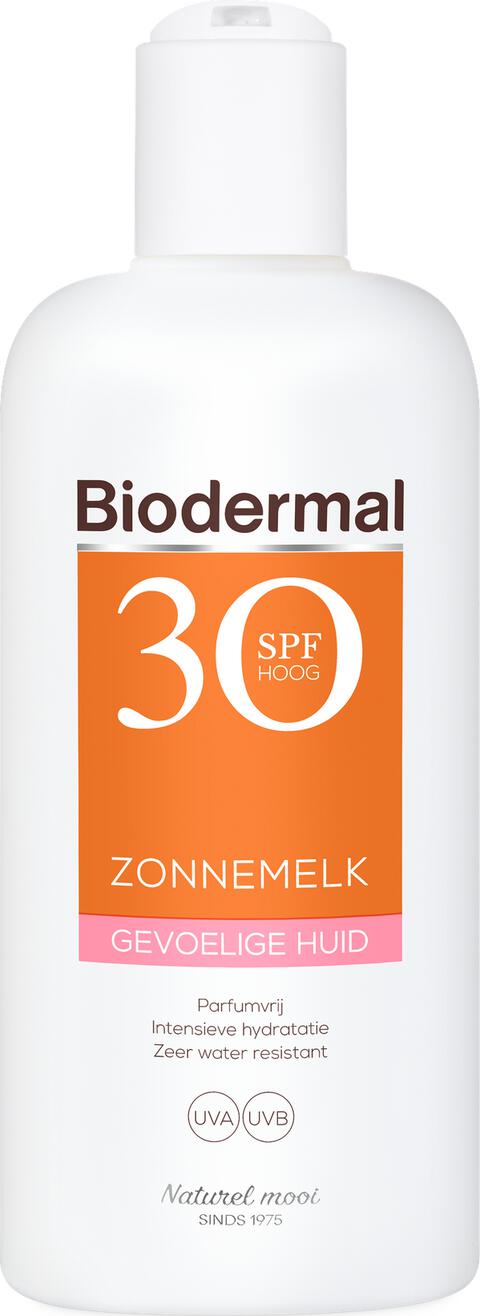 Biodermal Gevoelige Huid Zonnemelk SPF30 200 ML