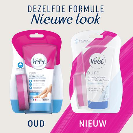 Veet Ontharingscreme Gevoelige Huid In-Shower 150 ML