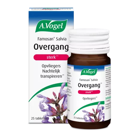A.Vogel Famosan Salvia Sterk** Bij Opvliegers1* Tabletten 25 stuks