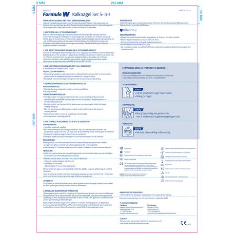 Formule W Kalknagel Set 5-In-1