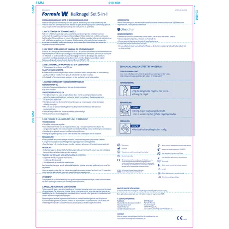 Formule W Kalknagel Set 5-In-1