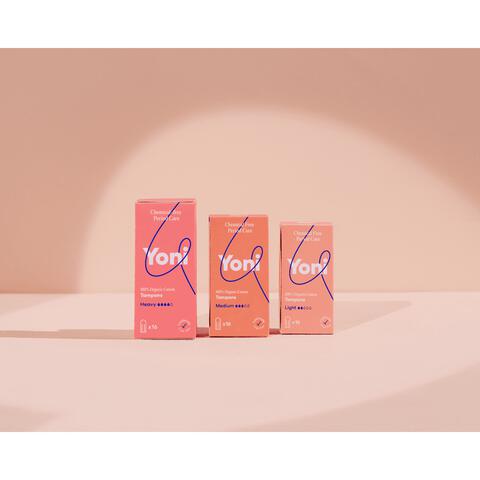 Yoni 100% Biologische Tampons Heavy