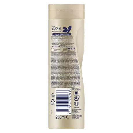 Dove Tanning Lotion Medium-Dark 250 Ml