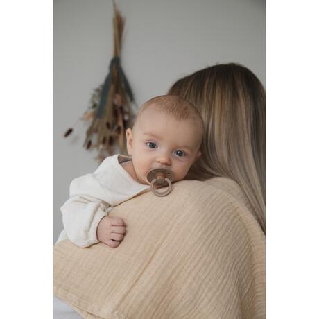 BIBS Fopspeen 4-pack Natuurlijk Rubber Maat 1 Ivory / San / Vanilla / Dark Oak Maat