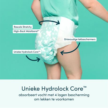 Rascals Premium Luiers Maat 6 15-20 KG 24 stuks