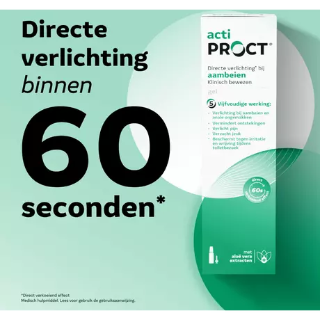 Actiproct Gel Bij Aambeien En Jeuk Tube 30 gram
