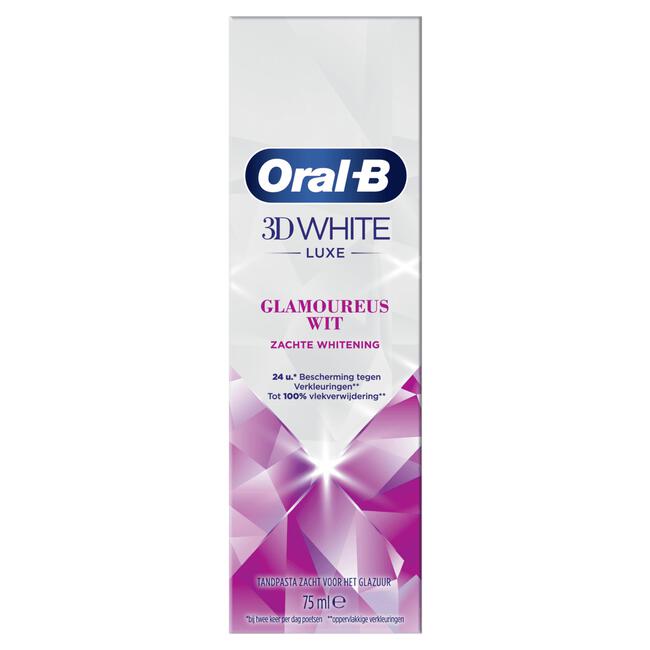 Oral-B 3D White Luxe Glamorous Tandpasta 75 ML