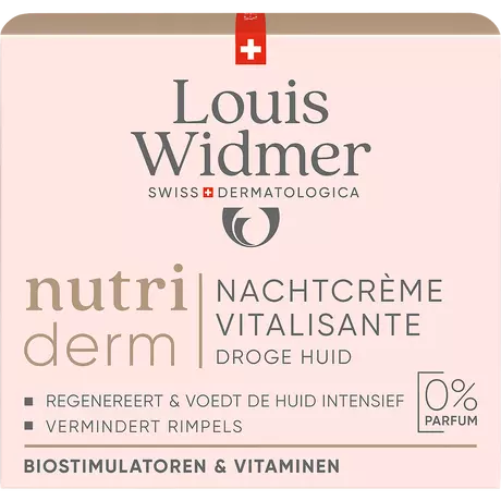 Louis Widmer Nutriderm Nachtcrème Vitalisante Zonder Parfum 50 ML