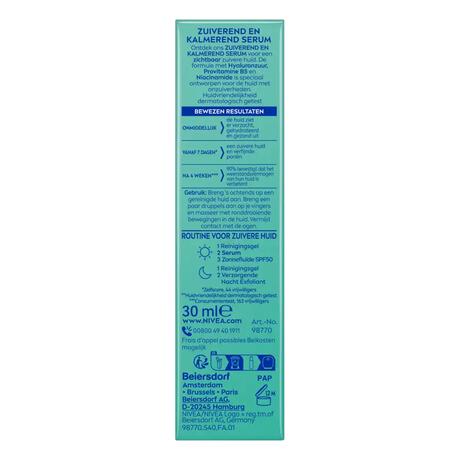 NIVEA Derma Skin Clear Serum Onzuivere Huid 30 ML