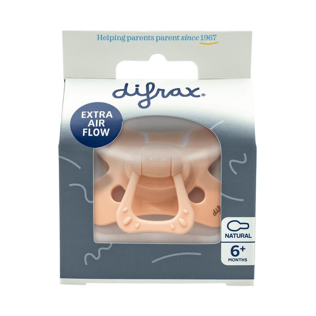 Difrax Fopspeen Naturel Uni Blossom 6 Maanden