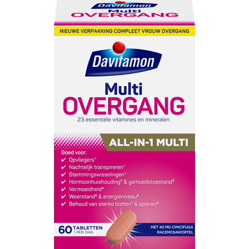 Davitamon All-In-1 Multi Overgang Tabletten 60 stuks