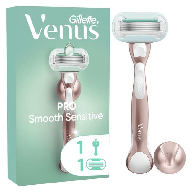 Gillette Venus Deluxe Smooth Sensitive Rose Gold Scheersysteem 5 Blades