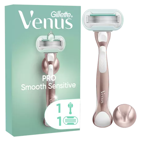 Gillette Venus Pro Deluxe Smooth Sensitive Scheersysteem Met 1 Navulmesje