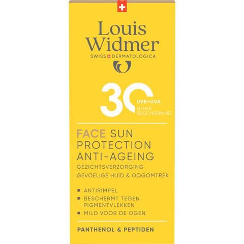 Louis Widmer Face Sun Protection Anti-Ageing SPF 30 Licht Geparfumeerd 50ML