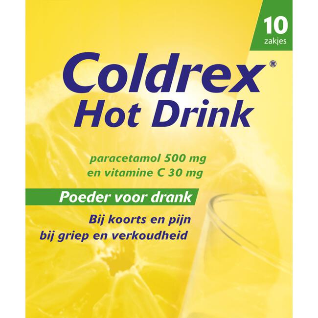 Coldrex Hot Drink bij Griep en Verkoudheid 10 Sachets