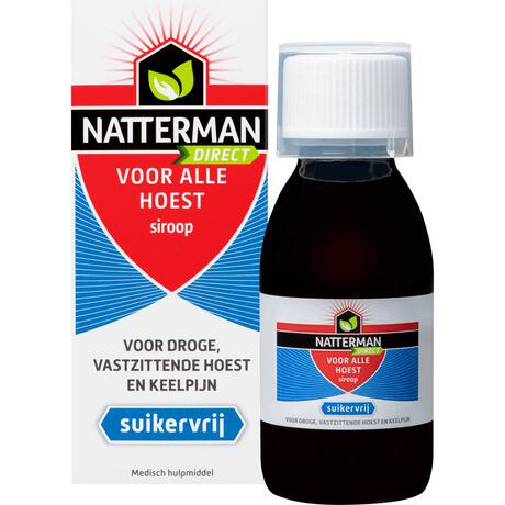 Natterman Direct Voor Alle Hoest Suikervrij Siroop 120ML