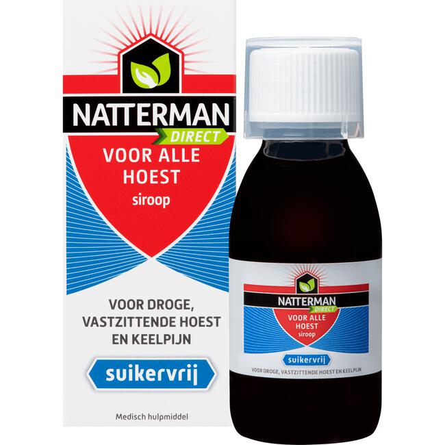 Natterman Direct Voor Alle Hoest Suikervrij Siroop 120ML