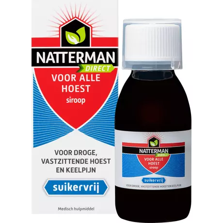Natterman Direct Voor Alle Hoest Suikervrij Siroop 120 ML