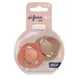Difrax LOVI Prime Fopspeen 18M+ Granola/Orange 2 stuks