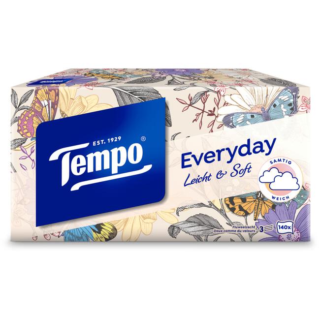 Tempo XXL Light box Tissues 140 stuks