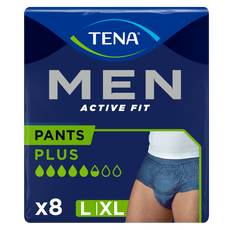 TENA Men Active Fit Incontinentiebroekjes L/XL 8 stuks