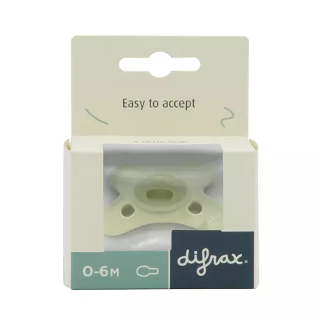 Difrax Fopspeen Naturel 0-6 Maanden Se Lime Emerald
