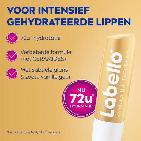 Labello Vanilla Buttercream 72u Hydratatie Lippenbalsem