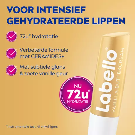 Labello Vanilla Buttercream 72u Hydratatie Lippenbalsem