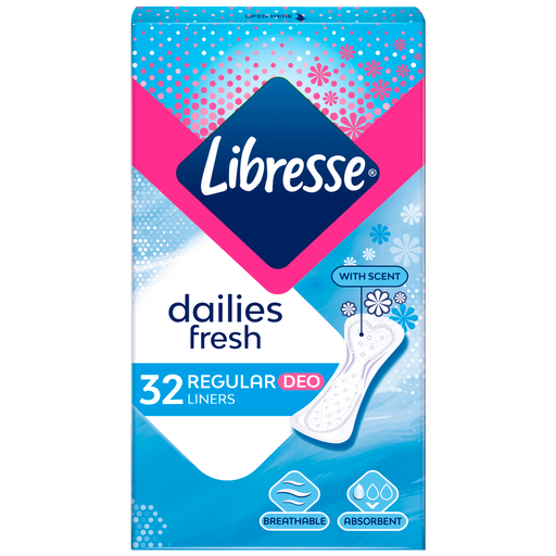 Libresse Dailies Inlegkruisjes Normal Deo 32 stuks