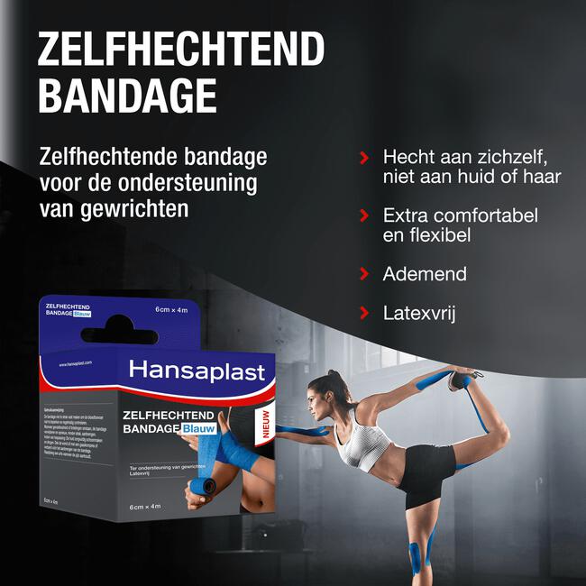 Hansaplast Zelfhechtende Bandage Sport Blauw