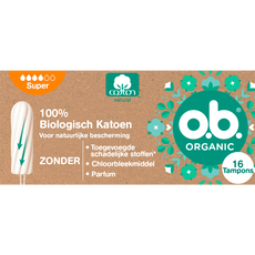 o.b.® Organic Cotton Super 16 Stuks