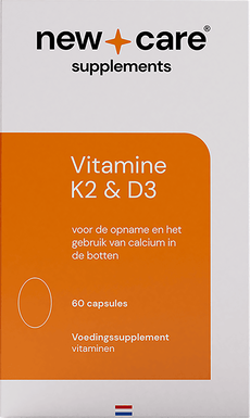 New Care Vitamine K2 & D3 Capsules 60 stuks