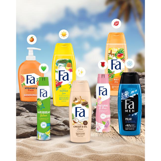 Fa Caribbean Wave Deodorant Spray 150 ML