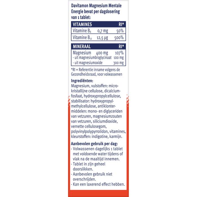 Davitamon Magnesium Mentale Energie 30ST