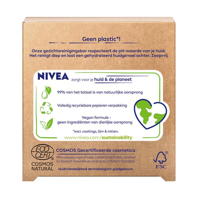 Nivea Naturally Clean Verfrissend Bar 75 GR